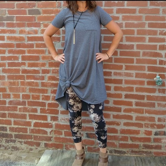 LuLaRoe Dresses & Skirts - Lularoe Carly Swing High Low Dress Gray XS NWT